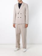Ami Alexandre Mattiussi Double Breasted Jacket - Nude & Neutrals