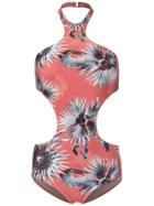 Adriana Degreas Panelled Swimsuit - Yellow & Orange