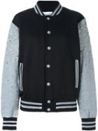 Night Market 'night Market' Bomber Jacket, Women's, Size: Small, Black, Polyester/cotton