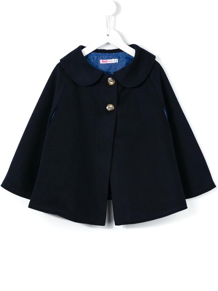Amaia Round Collar Cape, Girl's, Size: 8 Yrs, Blue