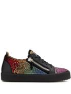 Giuseppe Zanotti Doris Rhinestone-embellished Sneakers - Black