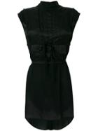 Ann Demeulemeester Waist Fitted Top - Black