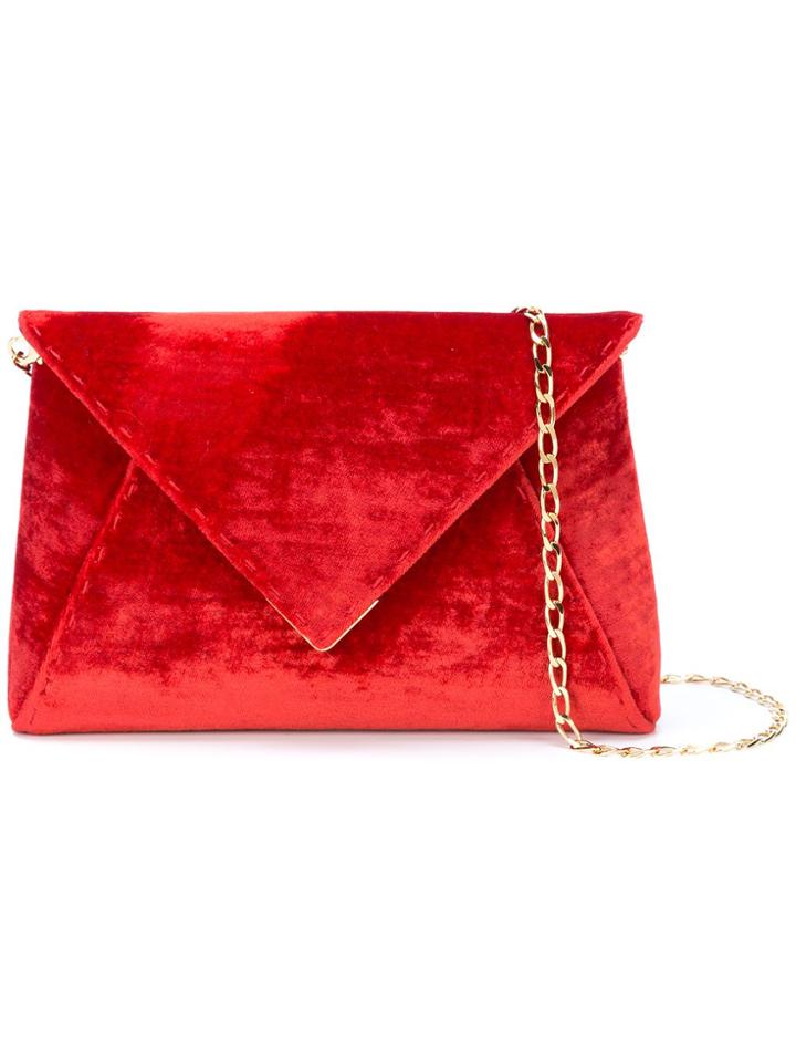 Tyler Ellis Lee Pouchet Small Clutch - Red