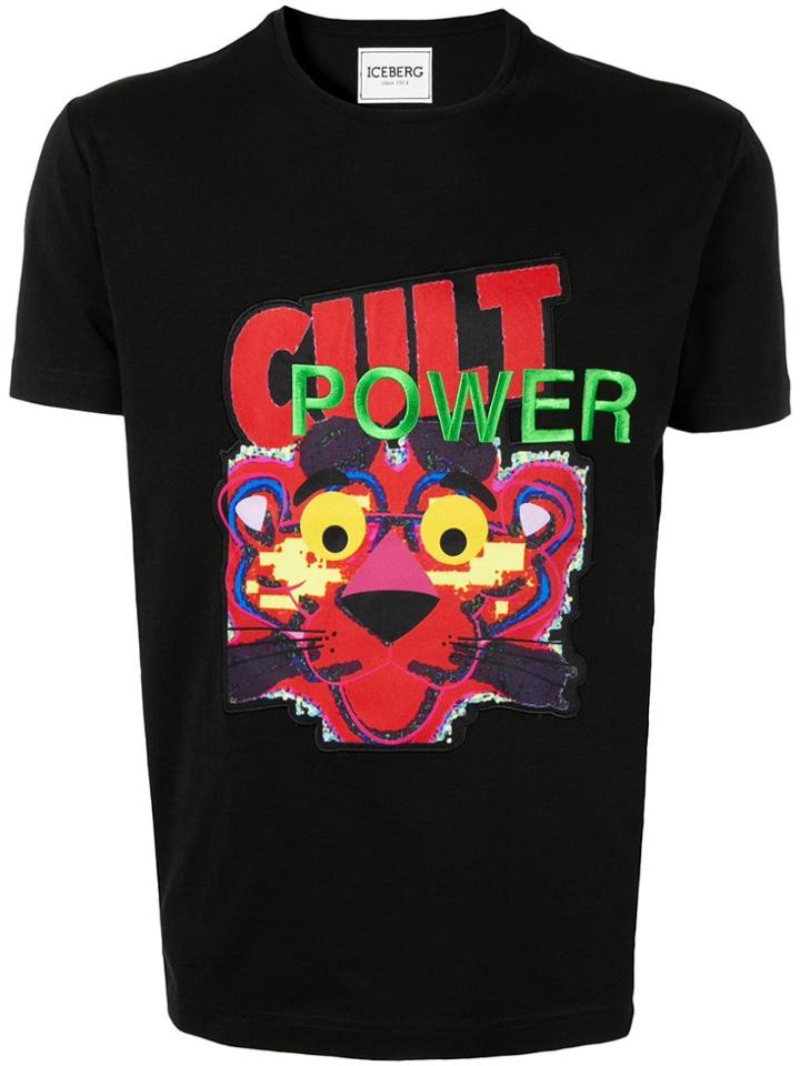 Iceberg Pink Panther T-shirt - Black