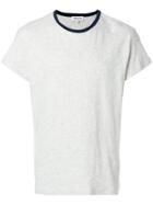 Ymc Contrast Neck T-shirt - Grey