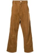 Comme Des Garçons Vintage Fuzzy Trousers - Brown