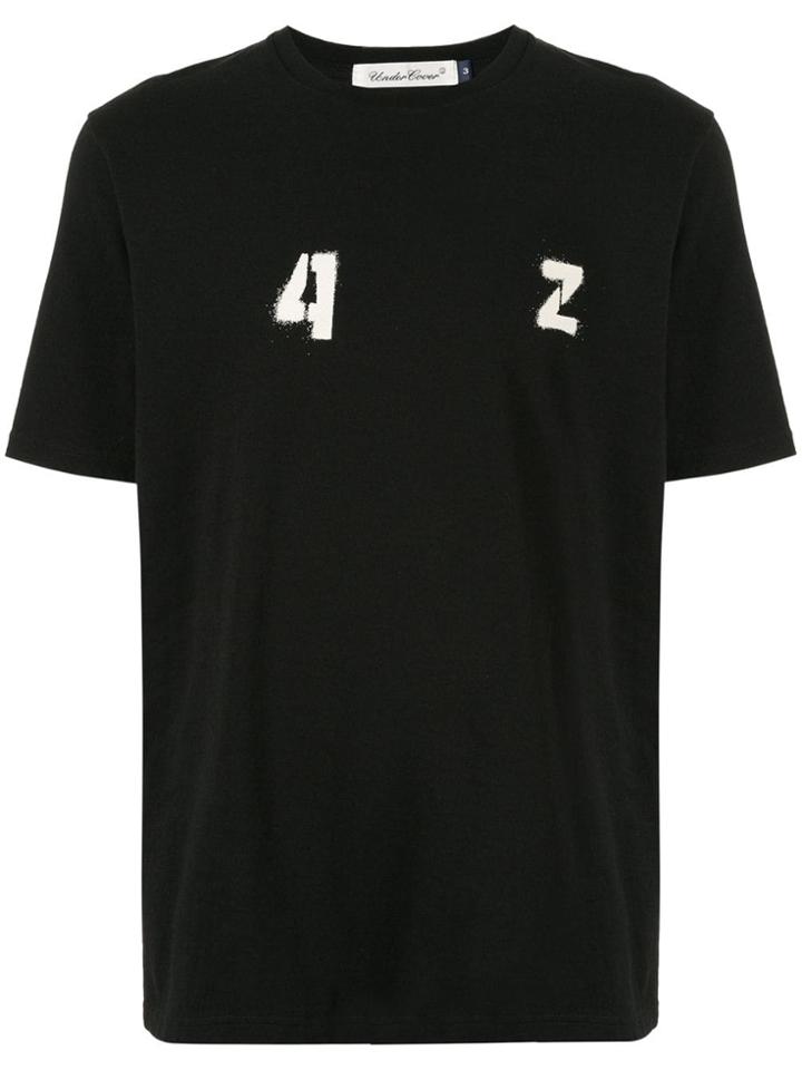 Undercover Printed Detail T-shirt - Black