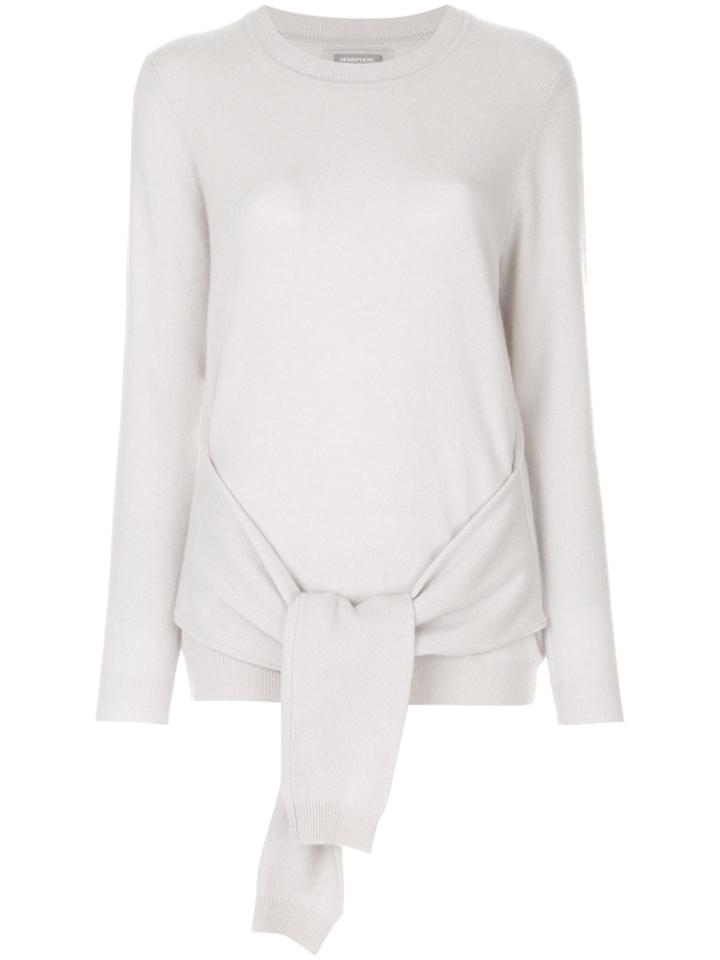 Hemisphere Tie-waist Sweater - Nude & Neutrals