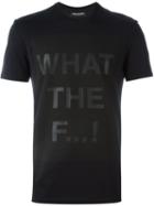 Neil Barrett 'what The F!' T-shirt