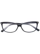 Dior Eyewear Butterfly Frame Glasses - Black