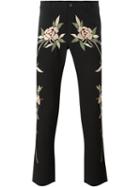 Christian Pellizzari Floral Embroidered Trousers