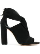 Casadei Crossover Sandals - Black