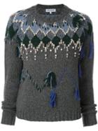 Dice Kayek Patterned Knit Jumper - Grey