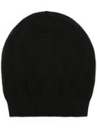 Rick Owens Beanie Hat - Black