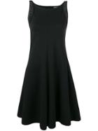 Emporio Armani Decorative Shoulder Panel Dress - Black