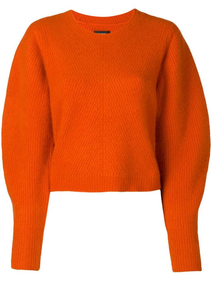 Isabel Marant Swinton Knitted Jumper - Orange