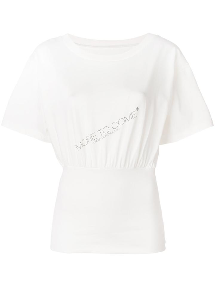 Mm6 Maison Margiela More To Come T-shirt - White