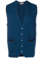 N.peal Knitted Waistcoat - Blue