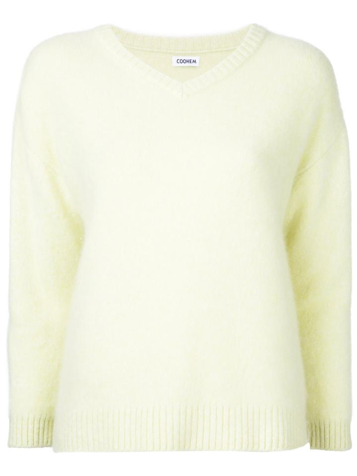 Coohem Colour Mix Cashmere Pullover - Yellow & Orange