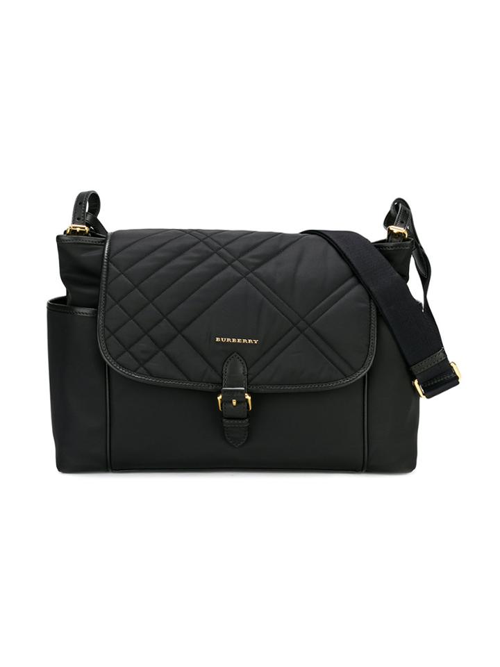 Burberry Kids Foldover Changing Bag - Black