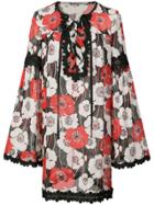 Anna Sui Field Of Poppies Dress - Black