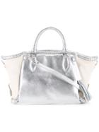 Potior Contrast Tote, Women's, Grey, Goat Skin