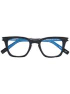 Saint Laurent - Square Frame Glasses - Unisex - Acetate - 47, Black, Acetate