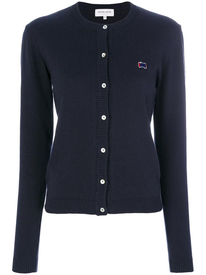 Maison Labiche - Le Classique Cardigan - Women - Cotton/cashmere - L, Blue, Cotton/cashmere