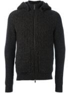 Etro Knitted Hoodie, Men's, Size: Xxl, Brown, Silk/polyester/cashmere/wool