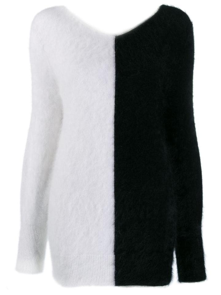 Antonino Valenti Colour Block Jumper - Black