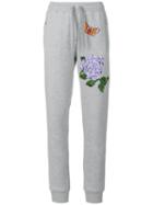 Dolce & Gabbana - Embroidered Track Pants - Women - Cotton/polyester/viscose/polyimide - 40, Grey, Cotton/polyester/viscose/polyimide