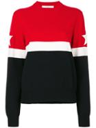 Givenchy - Striped Sweater - Women - Polyester/wool - S, Red, Polyester/wool