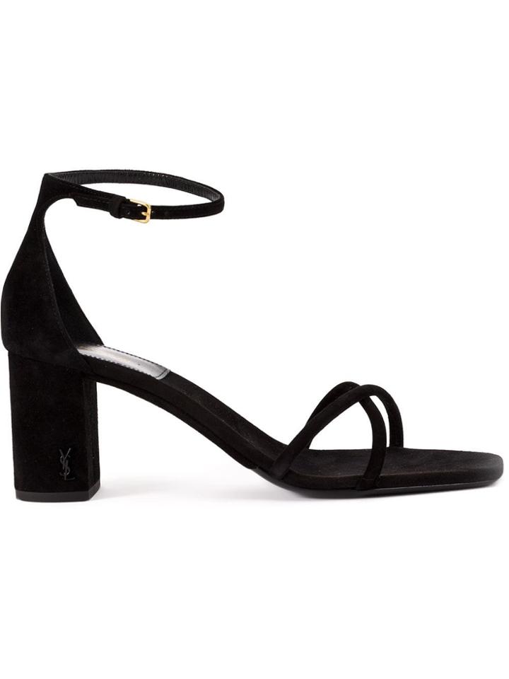 Saint Laurent Loulou Sandals - Black