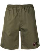 Alexander Mcqueen Logo Shorts - Green
