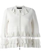 Elie Saab Frill Trim Jacket