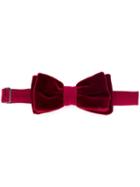 Fefè Velvet Bow Tie - Red