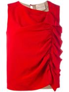 Erika Cavallini Ruched Top - Red