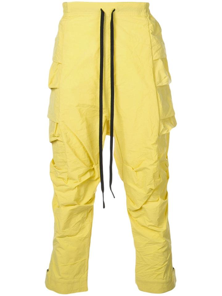 The Viridi-anne Tapered Sweatpants - Yellow