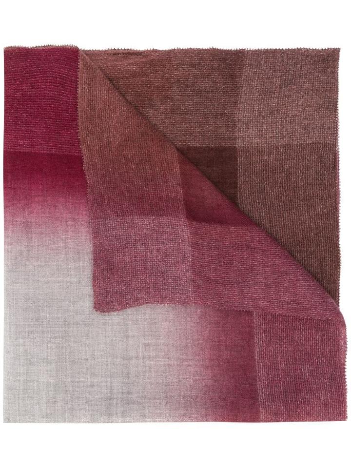 Faliero Sarti Printed Degradé Scarf - Pink