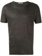 Chest Pocket T-shirt - Men - Linen/flax - 48, Green, Linen/flax, La Fileria For D'aniello