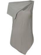 Yohji Yamamoto Cutout Flap Vest - Grey