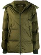 Stella Mccartney Branded Puffer Jacket - Green