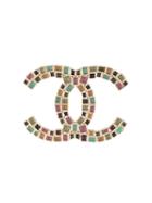 Chanel Pre-owned Cc Logos Brooch Pin Corsage - Multicolour