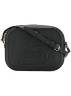 Bally Intial Crossbody Bag, Women's, Black, Calf Leather