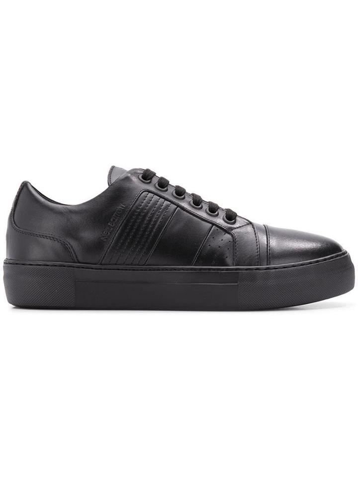 Neil Barrett Low Top Trainers - Black