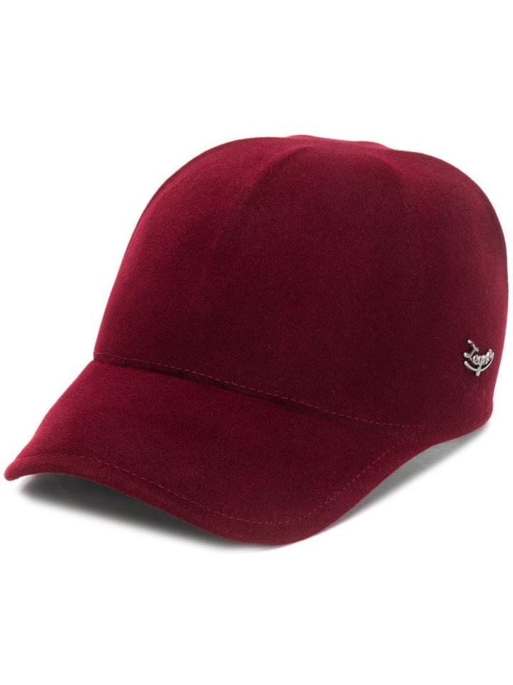 Ermenegildo Zegna Felt Baseball Cap - Red
