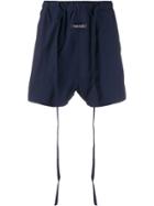 Fear Of God Tie Waist Shorts - Blue