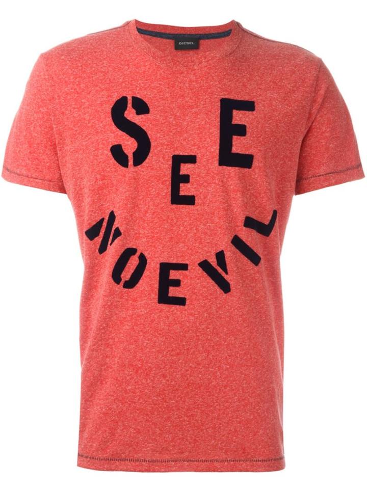 Diesel 'see No Evil' Print T-shirt