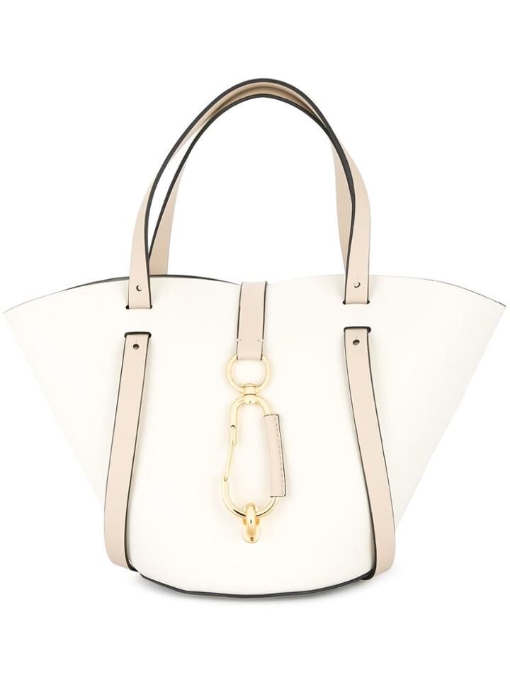Zac Zac Posen Belay Colour Block Tote - Nude & Neutrals