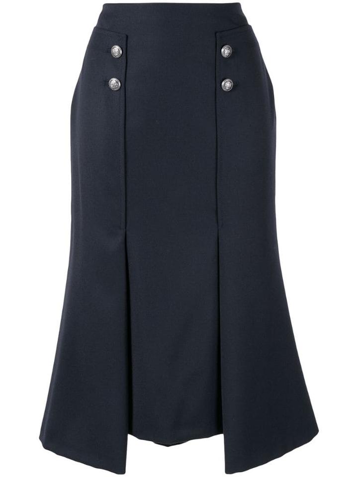 Alexander Mcqueen Flared Skirt - Blue